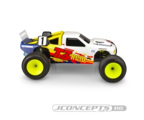 JConcepts Team Associated RC10T3 authentic body (#6139) (Vintage product and genuine / original Team Associated mold) (Fits - Team Associated RC10T3 generation)