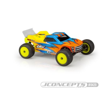 JConcepts Finnisher - Mini-T 2.0 body w/ rear spoiler