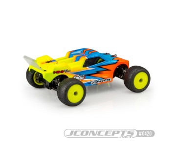 JConcepts Finnisher - Mini-T 2.0 body w/ rear spoiler