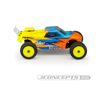 JConcepts Finnisher - Mini-T 2.0 body w/ rear spoiler