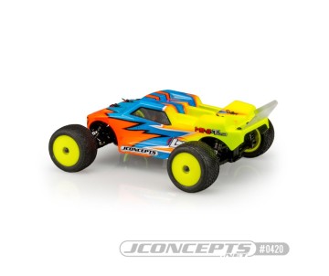 JConcepts Finnisher - Mini-T 2.0 body w/ rear spoiler