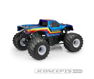 JConcepts 2020 Ford Raptor body - BIGFOOT 19 Racer Stripe (Fits - Losi LMT / Axial SMT10, 7.25