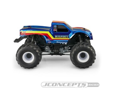 JConcepts 2020 Ford Raptor body - BIGFOOT 19 Racer Stripe (Fits - Losi LMT / Axial SMT10, 7.25