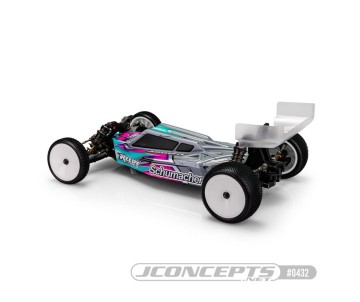 JConcepts S2 - Schumacher LD3 body w/ Carpet | Turf | Dirt wing (Fits – Schumacher LD3)