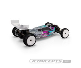 JConcepts S2 - Schumacher LD3 body w/ Carpet | Turf | Dirt wing - light weight (Fits – Schumacher LD3)