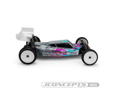 JConcepts S2 - Schumacher LD3 body w/ Carpet | Turf | Dirt wing - light weight (Fits – Schumacher LD3)