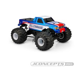 JConcepts 1989 Ford F-250 monster truck body w/ racerback (Fits - 7