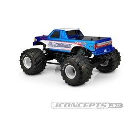 JConcepts 1989 Ford F-250 monster truck body w/ racerback (Fits - 7