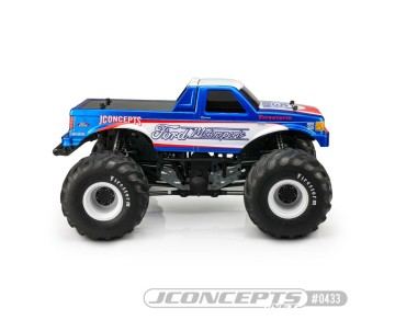 JConcepts 1989 Ford F-250 monster truck body w/ racerback (Fits - 7