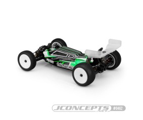 JConcepts S2 - Schumacher Cougar LD2 clear body w/ Carpet | Turf wing