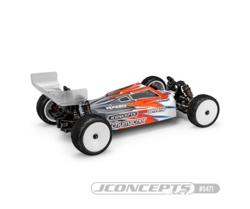 JConcepts S2 - Schumacher Cat L1R Body With Carpet/Turf Wing - Light Weight