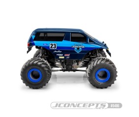 JConcepts 1985 Ford Aerostar Racer Body 12.5” To 13.0” WB (Fits Losi LMT, Axial SMT10)