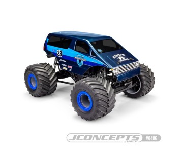 JConcepts 1985 Ford Aerostar Racer Body 12.5” To 13.0” WB (Fits Losi LMT, Axial SMT10)