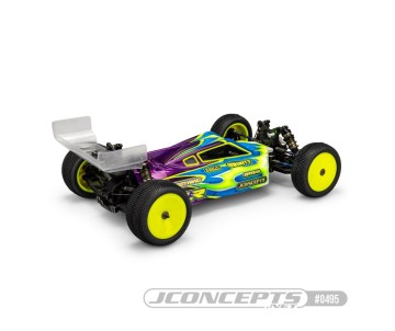 JConcepts P2 - Team Losi Racing 22X-4 Body with Carpet / Turf Wing - Light Weight