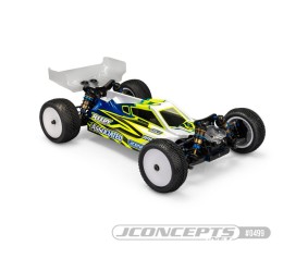 JConcepts P2 - Team Associated B74.2 Body with Carpet / Turf / Dirt Wing - Light Weight