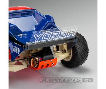 JConcepts RC10T rear spoiler, rear mount configuration (Fits – RC10T body lineage)