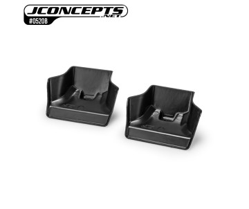JConcepts Mugen MBX8 | MBX-8e | Sworkz S35-4 Evo injection molded front wing, black - 2pc 