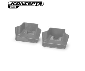 JConcepts Mugen MBX8 | MBX-8e | Sworkz S35-4 Evo injection molded front wing, gray - 2pc 