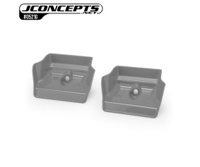 JConcepts Team Associated RC8B4.1 | RC8B4.1e injection molded front wing, gray - 2pc 