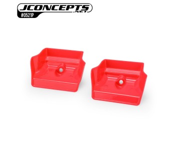 JConcepts Team Associated RC8B4.1 | RC8B4.1e injection molded front wing, retro pink - 2pc 