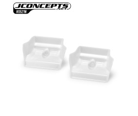 JConcepts Team Associated RC8B4.1 | RC8B4.1e injection molded front wing, white - 2pc 