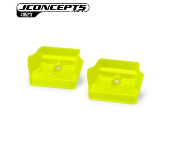 JConcepts Team Associated RC8B4.1 | RC8B4.1e injection molded front wing, yellow - 2pc 