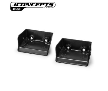 JConcepts Tekno NB48 2.2 | Tekno EB48 2.2 injection molded front wing, black - 2pc 