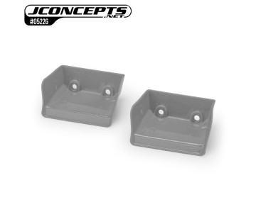 JConcepts Tekno NB48 2.2 | Tekno EB48 2.2 injection molded front wing, gray - 2pc 