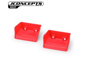 JConcepts Tekno NB48 2.2 | Tekno EB48 2.2 injection molded front wing, retro pink - 2pc 