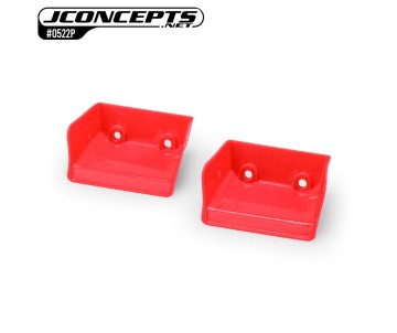 JConcepts Tekno NB48 2.2 | Tekno EB48 2.2 injection molded front wing, retro pink - 2pc 