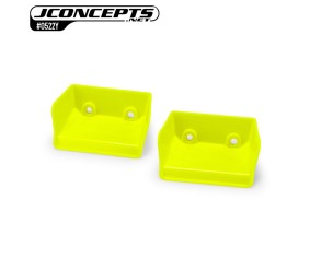JConcepts Tekno NB48 2.2 | Tekno EB48 2.2 injection molded front wing, yellow - 2pc 