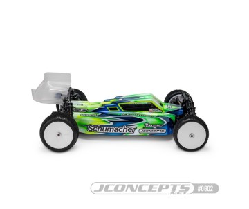 JConcepts F2 - Schumacher Cat L1R body w/ carpet | turf | dirt wing 