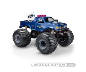 JConcepts Bigfoot 4 Louisville 1990 Ford F-250 Body Set with Accessories - Fits Clod Buster, Regulator - 7
