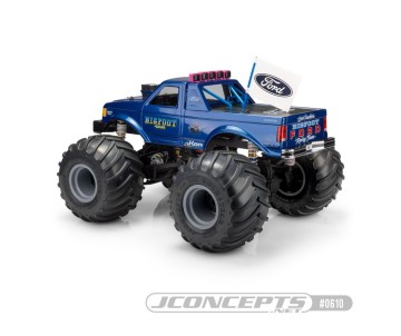 JConcepts Bigfoot 4 Louisville 1990 Ford F-250 Body Set with Accessories - Fits Clod Buster, Regulator - 7