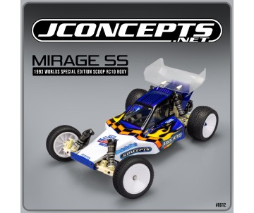 JConcepts Mirage SS, 1993 Worlds Special edition scoop RC10 body w/5.5