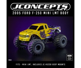 JConcepts 2005 Ford F-250 body (Fits - Mini LMT, includes JC #5230 body mounts)