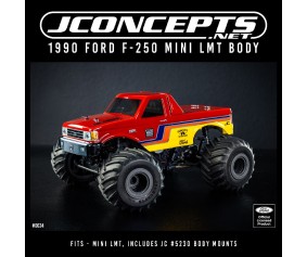 JConcepts 1990 Ford F-250 body (Fits - Mini LMT, includes JC #5230 body mounts)