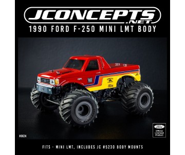 JConcepts 1990 Ford F-250 body (Fits - Mini LMT, includes JC #5230 body mounts)