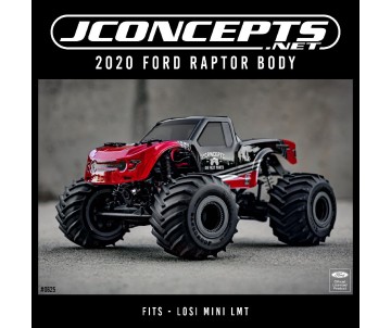 JConcepts 2020 Ford Raptor body (Fits - Mini LMT, requires JC #5230 body mounts)