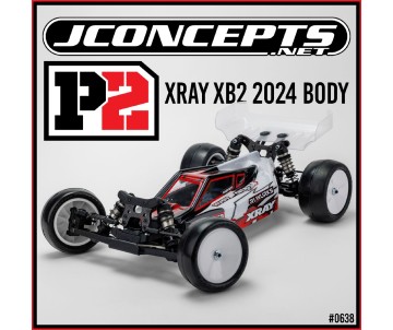 JConcepts P2 - XRAY XB2 2024 w/carpet | turf | dirt wing, light-weight 