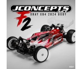 JConcepts F2 - XRAY XB4 2024 w/carpet | turf | dirt wing, light-weight 