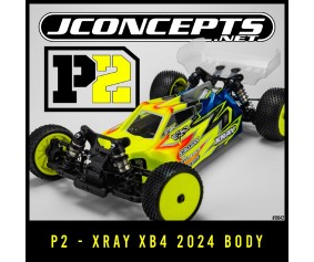 JConcepts P2 - XRAY XB4 2024 w/carpet | turf | dirt wing, light-weight