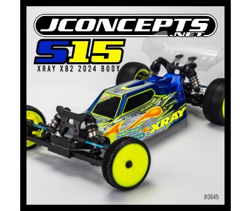 JConcepts S15 - XRAY XB2 2024 w/carpet | turf | dirt wing, light-weight 