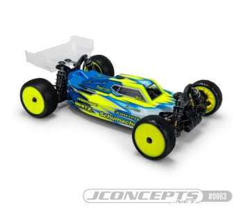 JConcepts S15 - Schumacher Cat L1R body w/ carpet | turf | dirt wing, light-weight
