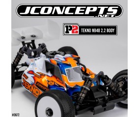 JConcepts P2 - Tekno NB48 2.2 buggy body, lightweight 