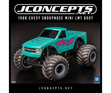 JConcepts 1988 Chevy Snoopnose body (Fits - Mini LMT, includes JC #5230 body mounts)