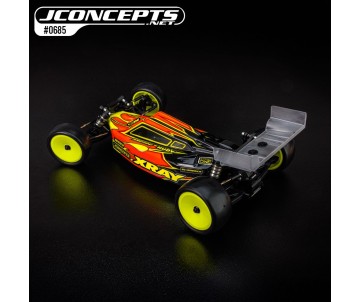 JConcepts S2 - XRAY XB2 2025 body w/ carpet | turf | dirt wing, light-weight 