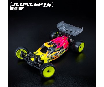 JConcepts P2 - XRAY XB2 2025 body w/ carpet | turf | dirt wing, light-weight 