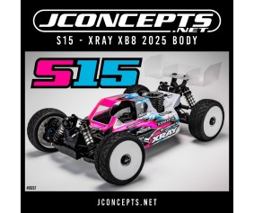 JConcepts S15 - XRAY XB8 2025 body, light-weight