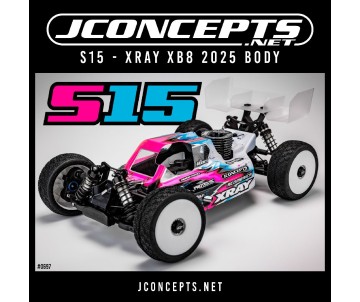 JConcepts S15 - XRAY XB8 2025 body, light-weight